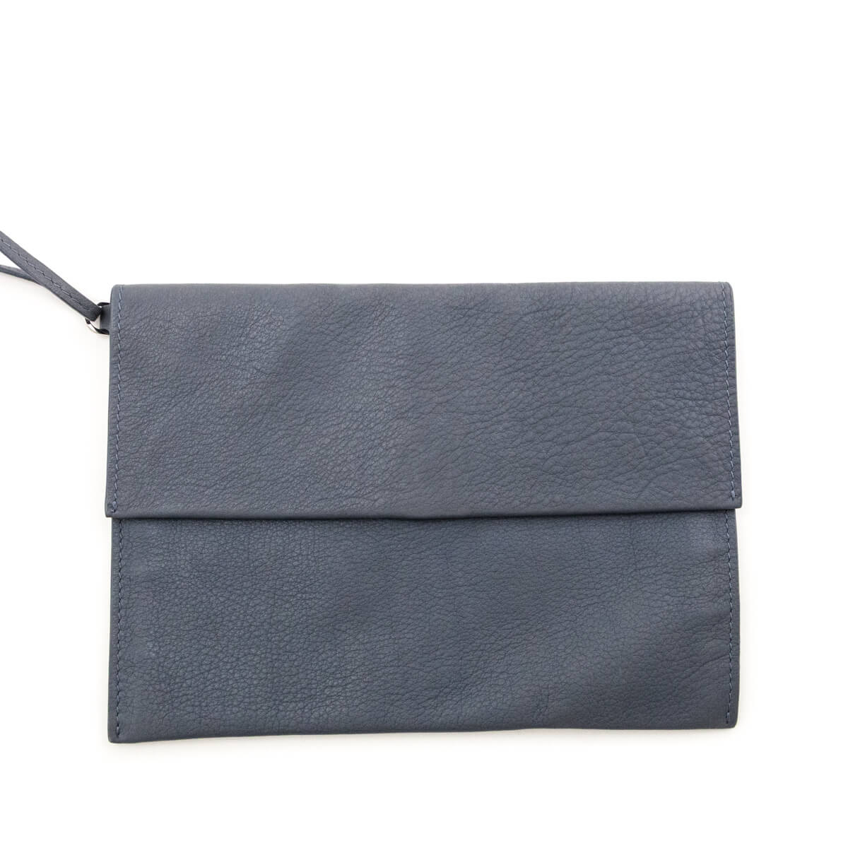 The Row Chrome Blue Calfskin Medium Park Tote - Love that Bag etc - Preowned Authentic Designer Handbags & Preloved Fashions