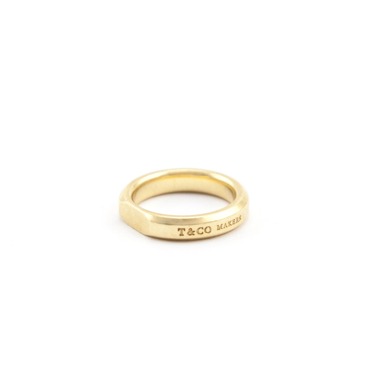 Tiffany & Co. 18K 1837 Makers Slice Ring