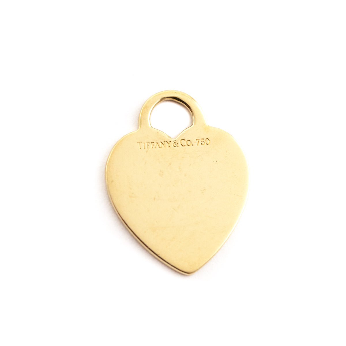 Tiffany & Co. 18K Gold Heart Charm - Love that Bag etc - Preowned Authentic Designer Handbags & Preloved Fashions