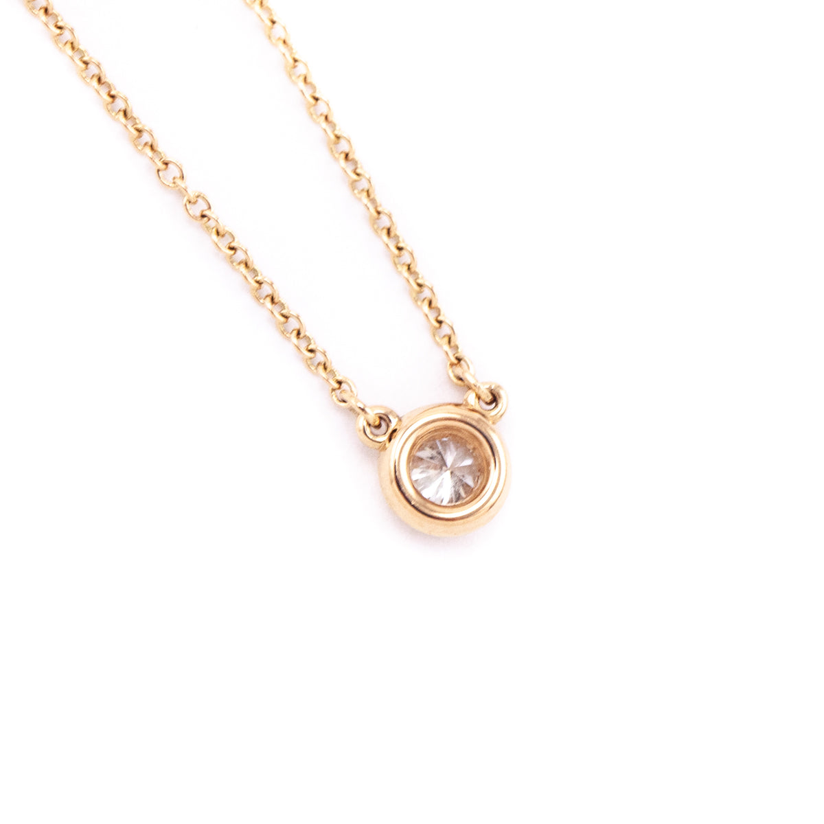 Tiffany & Co. 18K Rose Gold Diamonds by The Yard Pendant Necklace - Love that Bag etc - Preowned Authentic Designer Handbags & Preloved Fashions