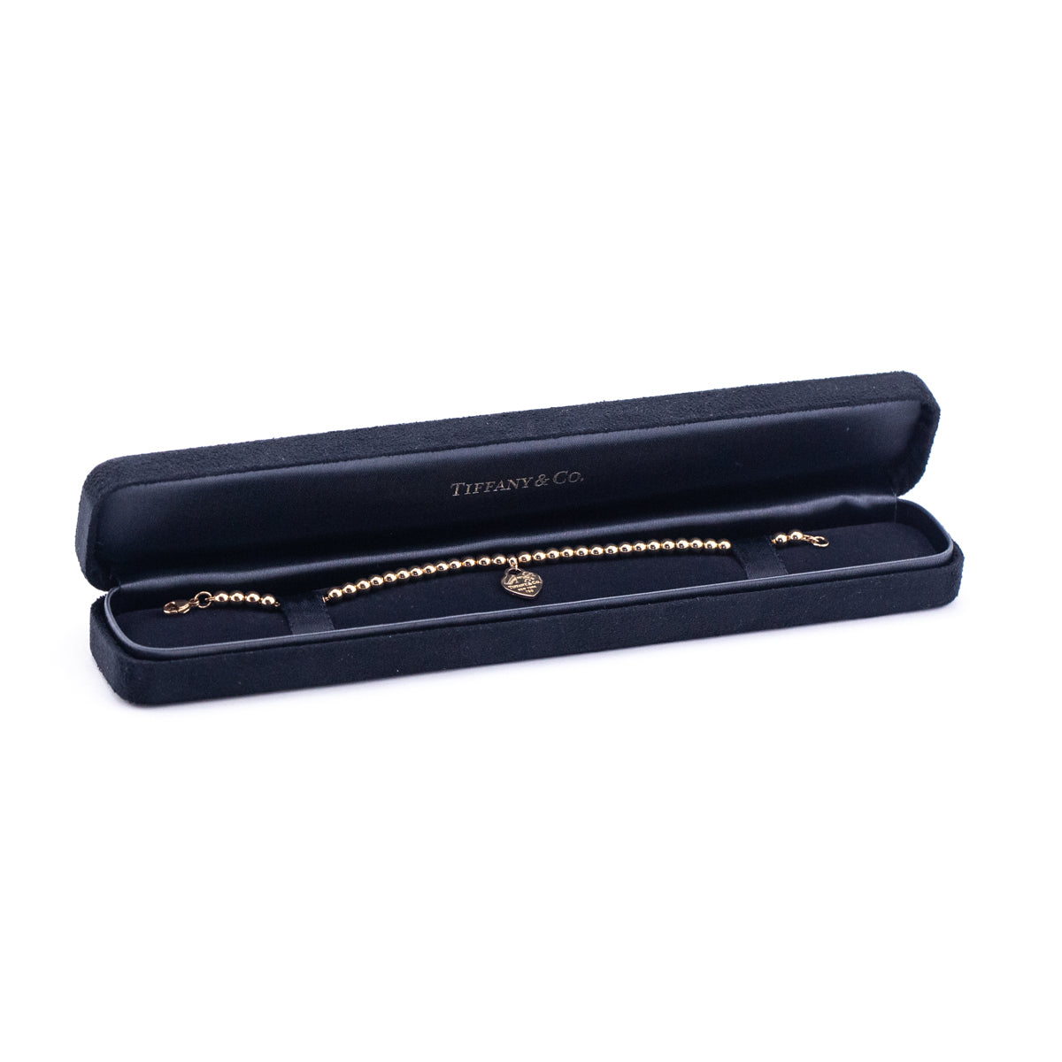 Tiffany & Co. 18K Rose Gold Heart Tag Bead Bracelet - Love that Bag etc - Preowned Authentic Designer Handbags & Preloved Fashions