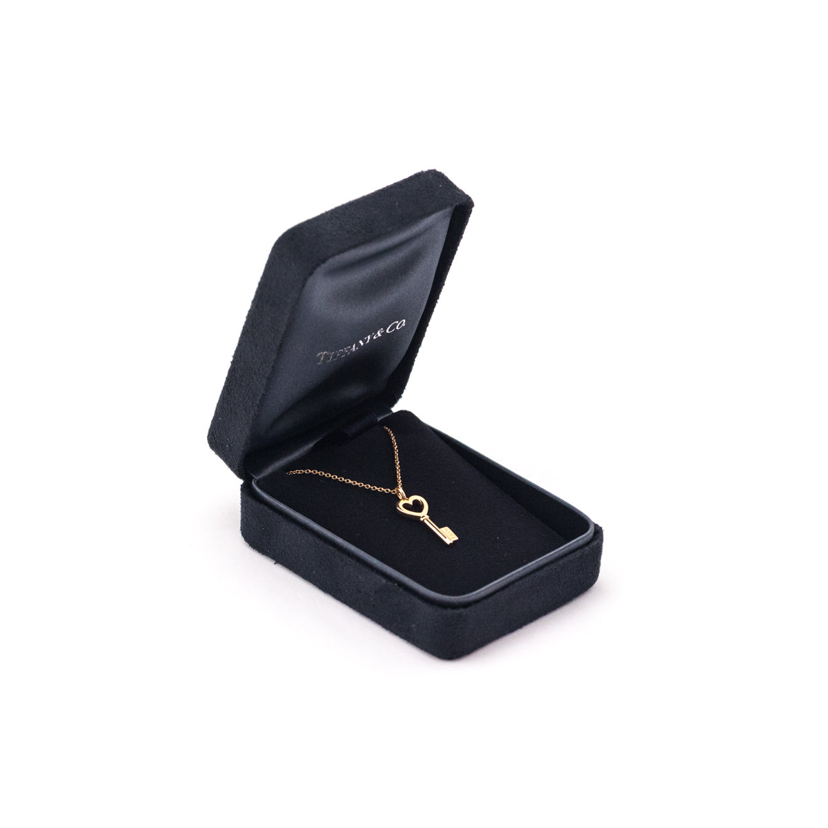Tiffany & Co. 18K Rose Gold Mini Heart Key Pendant Necklace - Love that Bag etc - Preowned Authentic Designer Handbags & Preloved Fashions