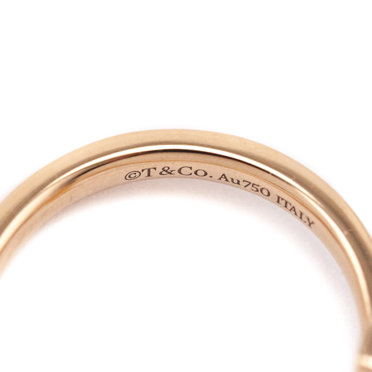 Tiffany & Co. 18K Rose Gold With Diamonds T1 Ring - Love that Bag etc - Preowned Authentic Designer Handbags & Preloved Fashions