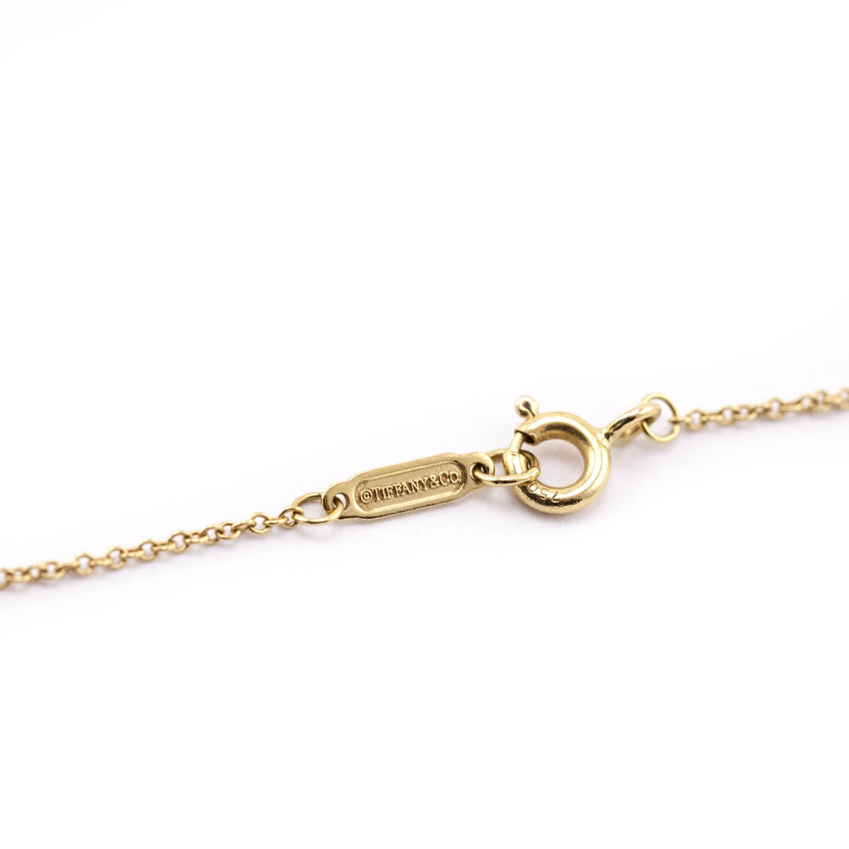 Tiffany & Co. 18K Yellow Gold 1837 Circle Pendant