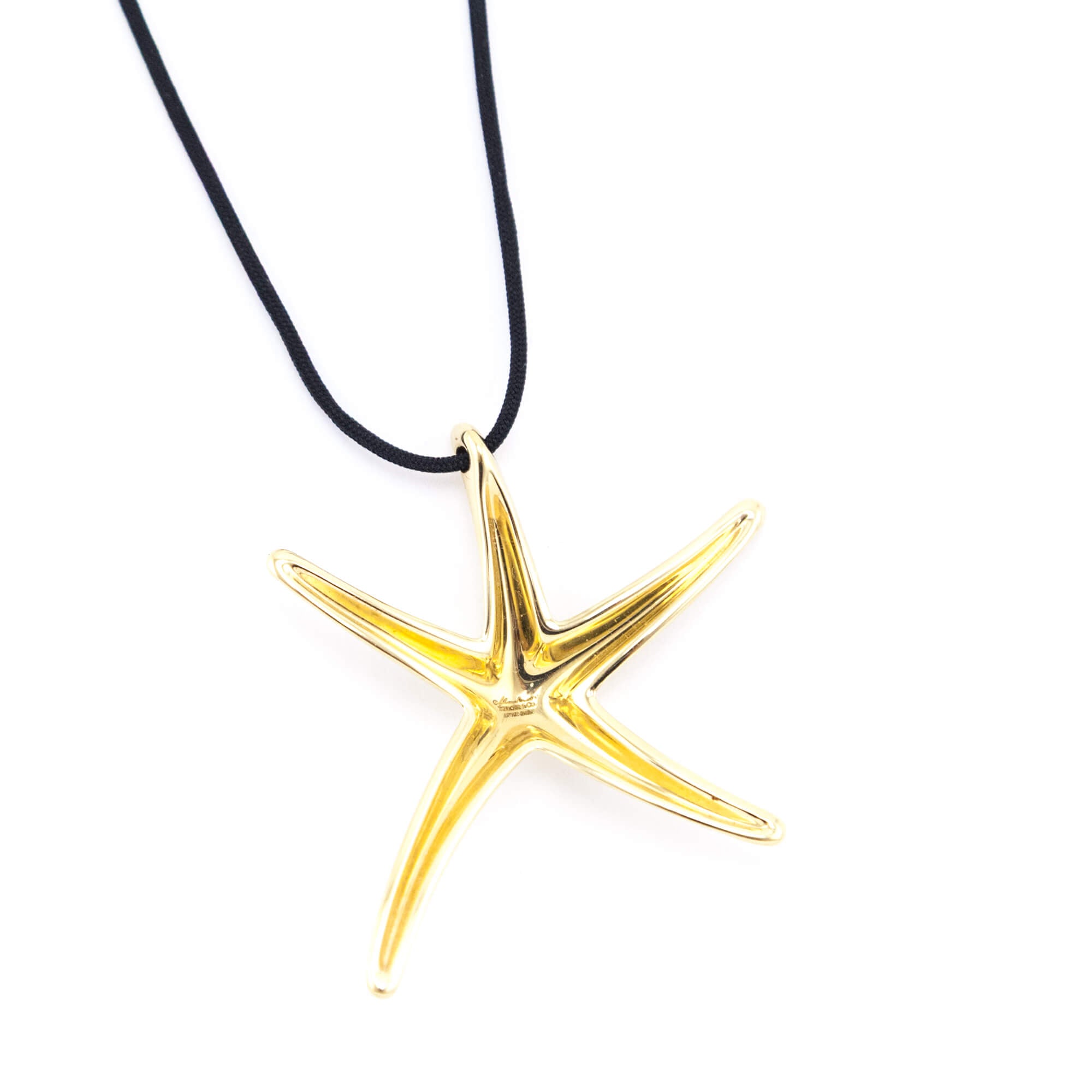 Tiffany & Co. 18K Yellow Gold Elsa Peretti Starfish Pendant Necklace - Love that Bag etc - Preowned Authentic Designer Handbags & Preloved Fashions