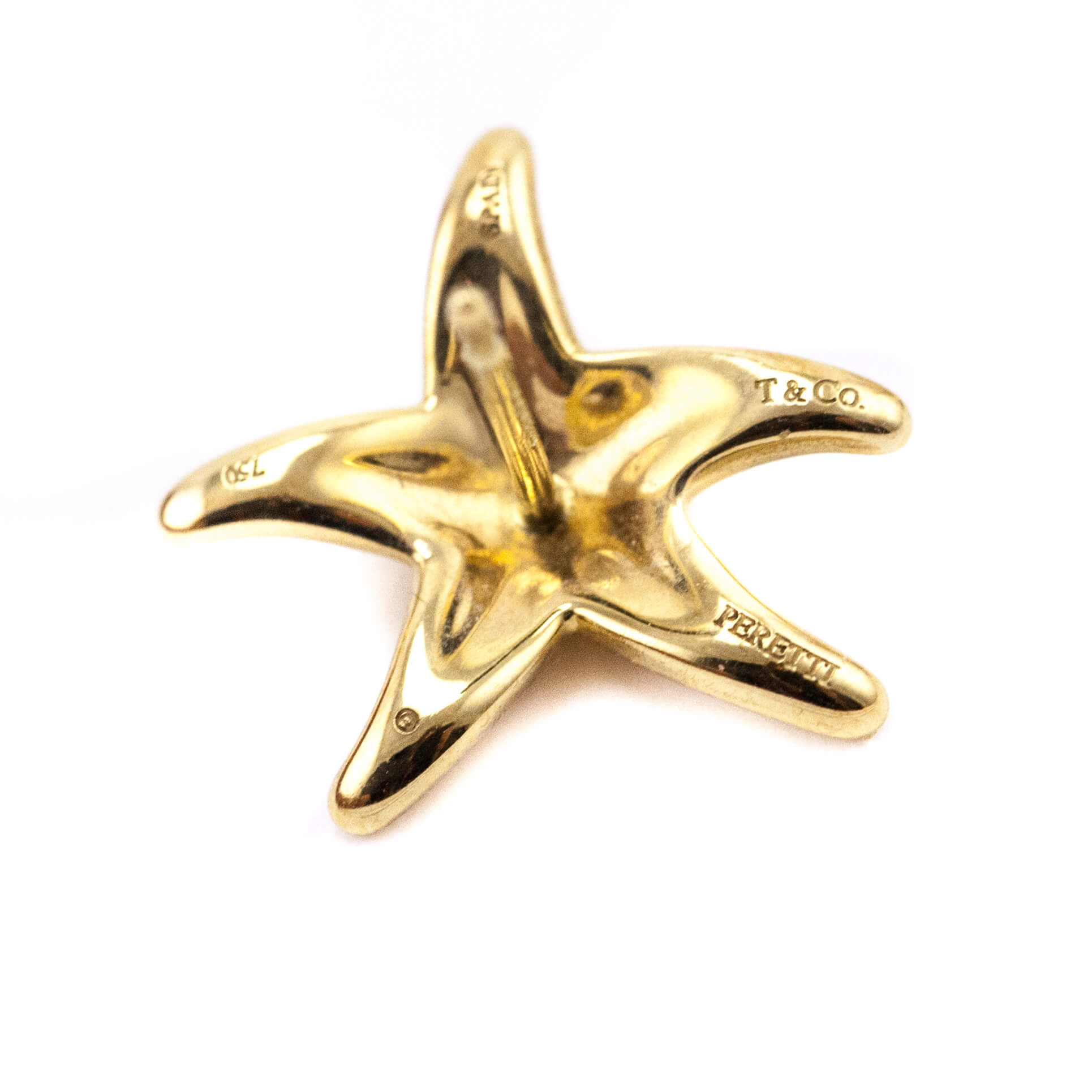 Tiffany & Co. 18K Yellow Gold Elsa Peretti Starfish Stud Earrings - Love that Bag etc - Preowned Authentic Designer Handbags & Preloved Fashions