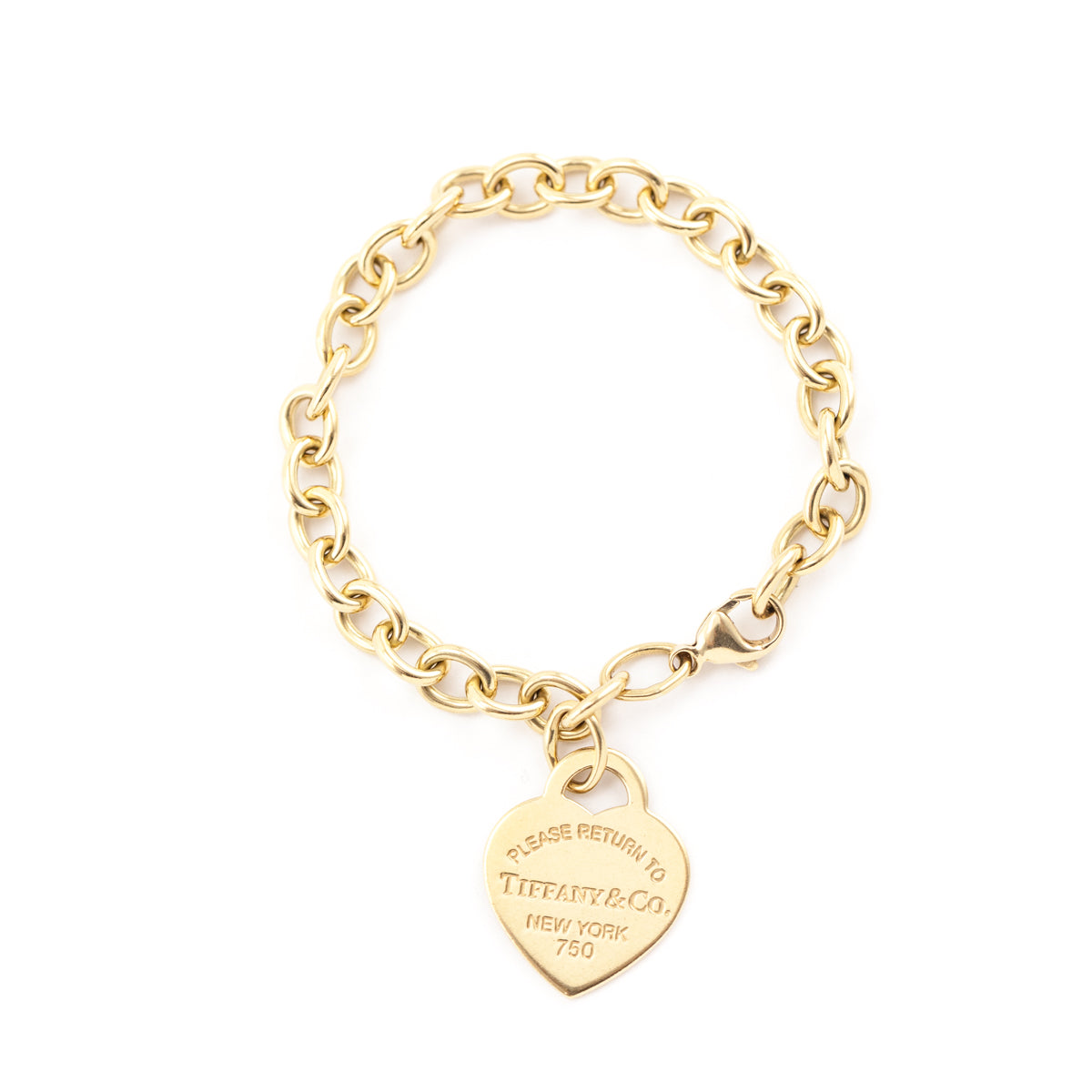 Tiffany & Co. 18K Yellow Gold Heart Tag Bracelet - Love that Bag etc - Preowned Authentic Designer Handbags & Preloved Fashions
