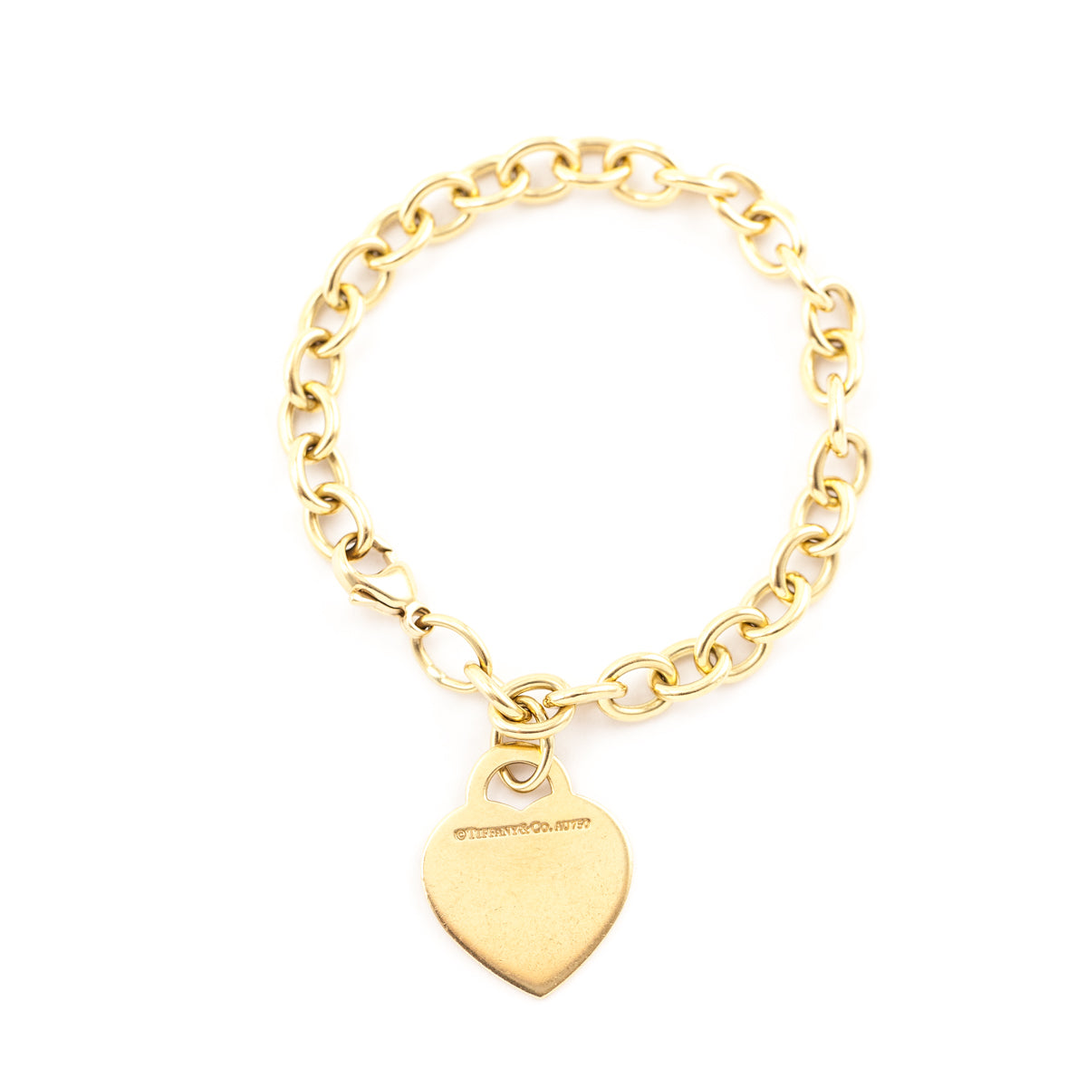 Tiffany & Co. 18K Yellow Gold Heart Tag Bracelet - Love that Bag etc - Preowned Authentic Designer Handbags & Preloved Fashions