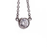 Tiffany & Co. Platinum .20ct Elsa Peretti Diamonds By The Yard Pendant Necklace - Love that Bag etc - Preowned Authentic Designer Handbags & Preloved Fashions