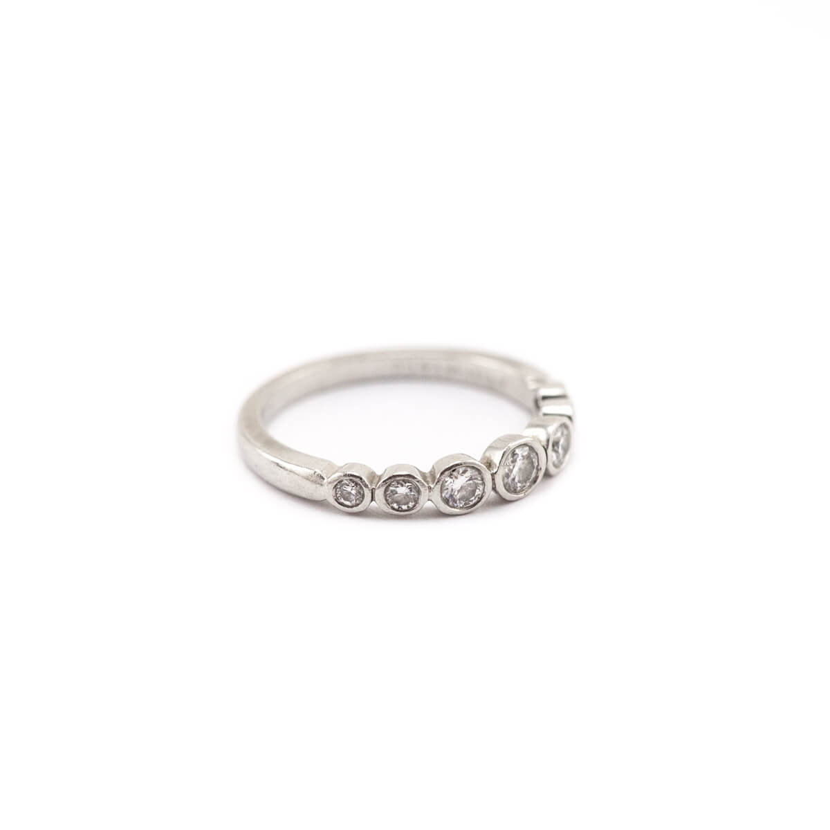 Tiffany & Co. Platinum Graduated Diamond Jazz Ring
