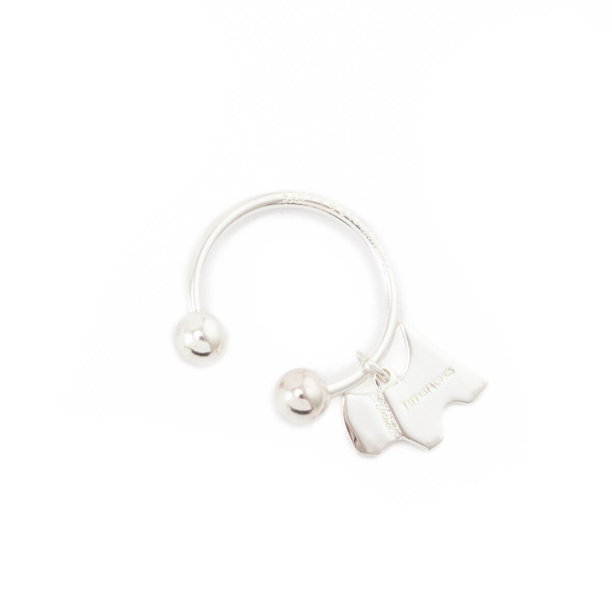Tiffany & Co. Sterling Silver Dog Screwball Key Ring - Love that Bag etc - Preowned Authentic Designer Handbags & Preloved Fashions