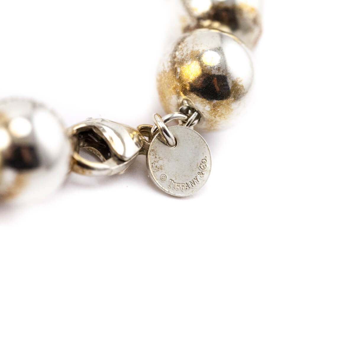 Tiffany & Co. Sterling Silver HardWear Ball Bracelet