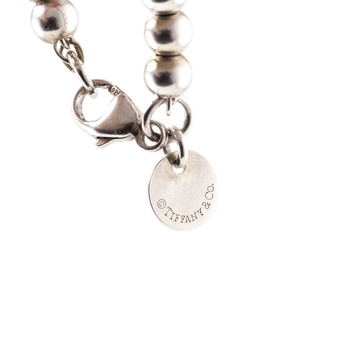 Tiffany & Co. Sterling Silver Heart Tag Bead Bracelet - Love that Bag etc - Preowned Authentic Designer Handbags & Preloved Fashions