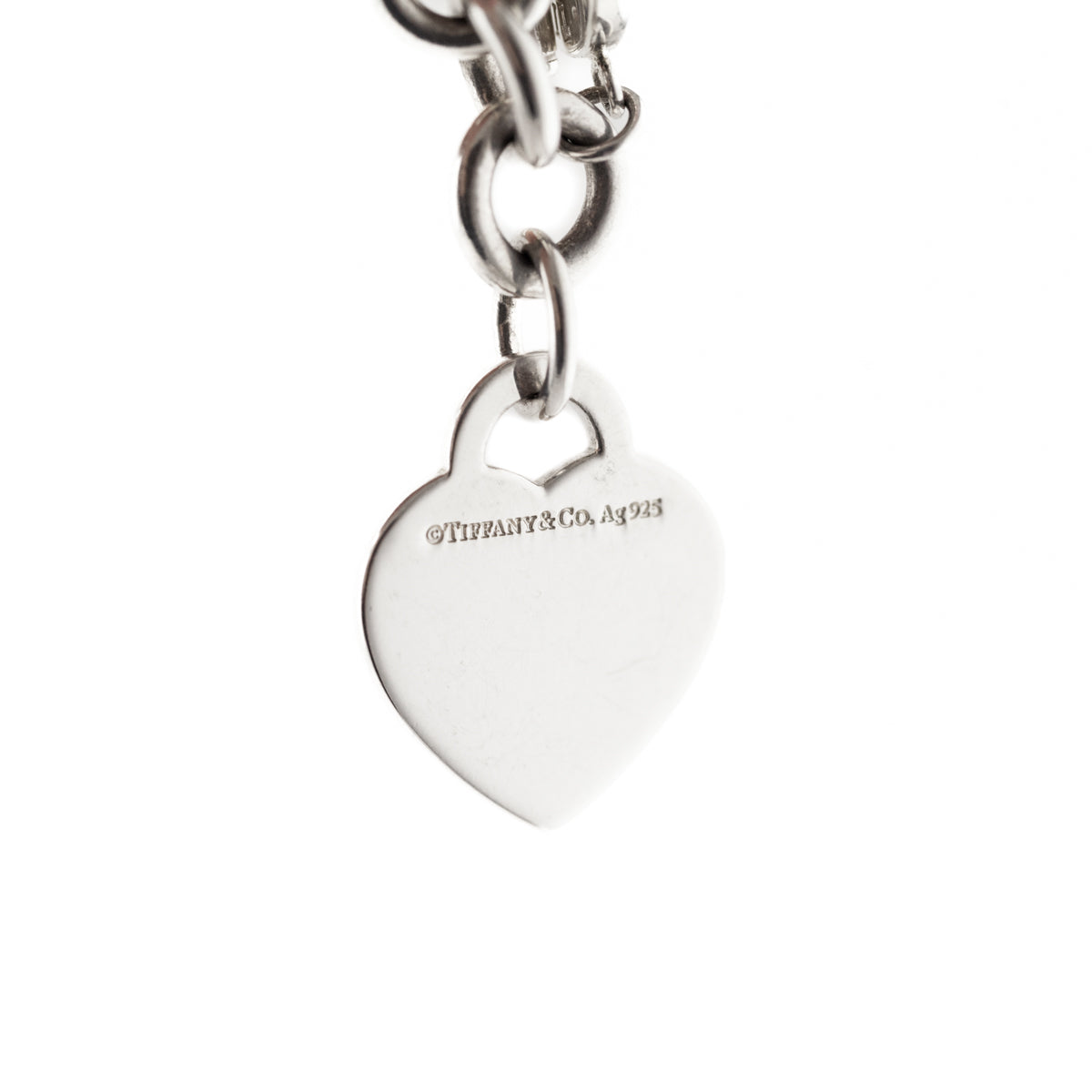 Tiffany & Co. Sterling Silver Heart Tag Toggle Necklace