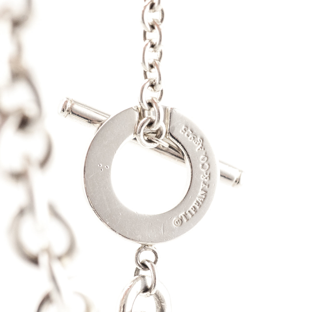 Tiffany & Co. Sterling Silver Heart Tag Toggle Necklace