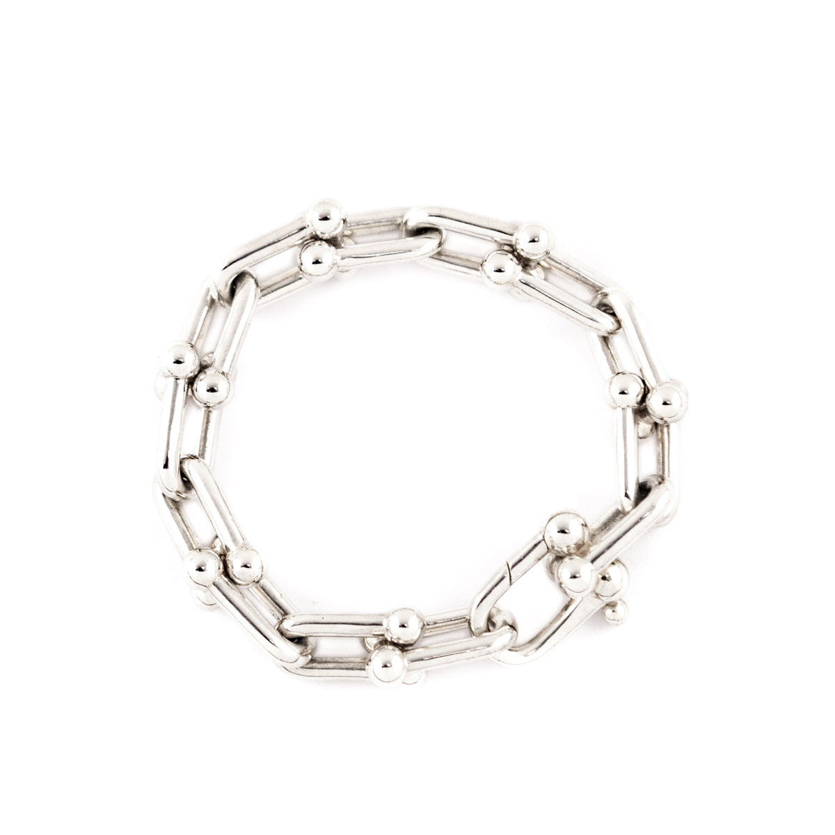 Tiffany & Co. Sterling Silver Large Hardwear Link Bracelet - Love that Bag etc - Preowned Authentic Designer Handbags & Preloved Fashions