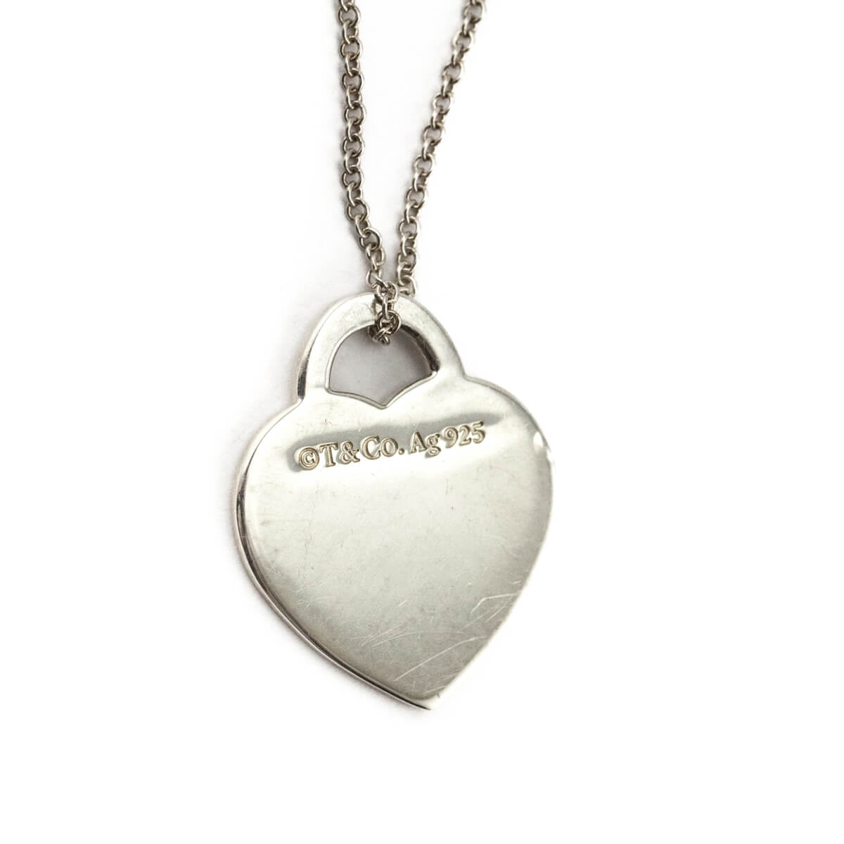 Tiffany & Co. Sterling Silver Return to Tiffany Heart Pendant Necklace - Love that Bag etc - Preowned Authentic Designer Handbags & Preloved Fashions