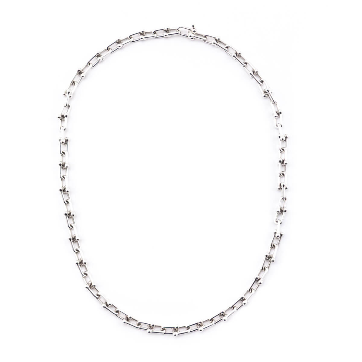 Tiffany & Co. Sterling Silver Small LInk Hardwear Necklace