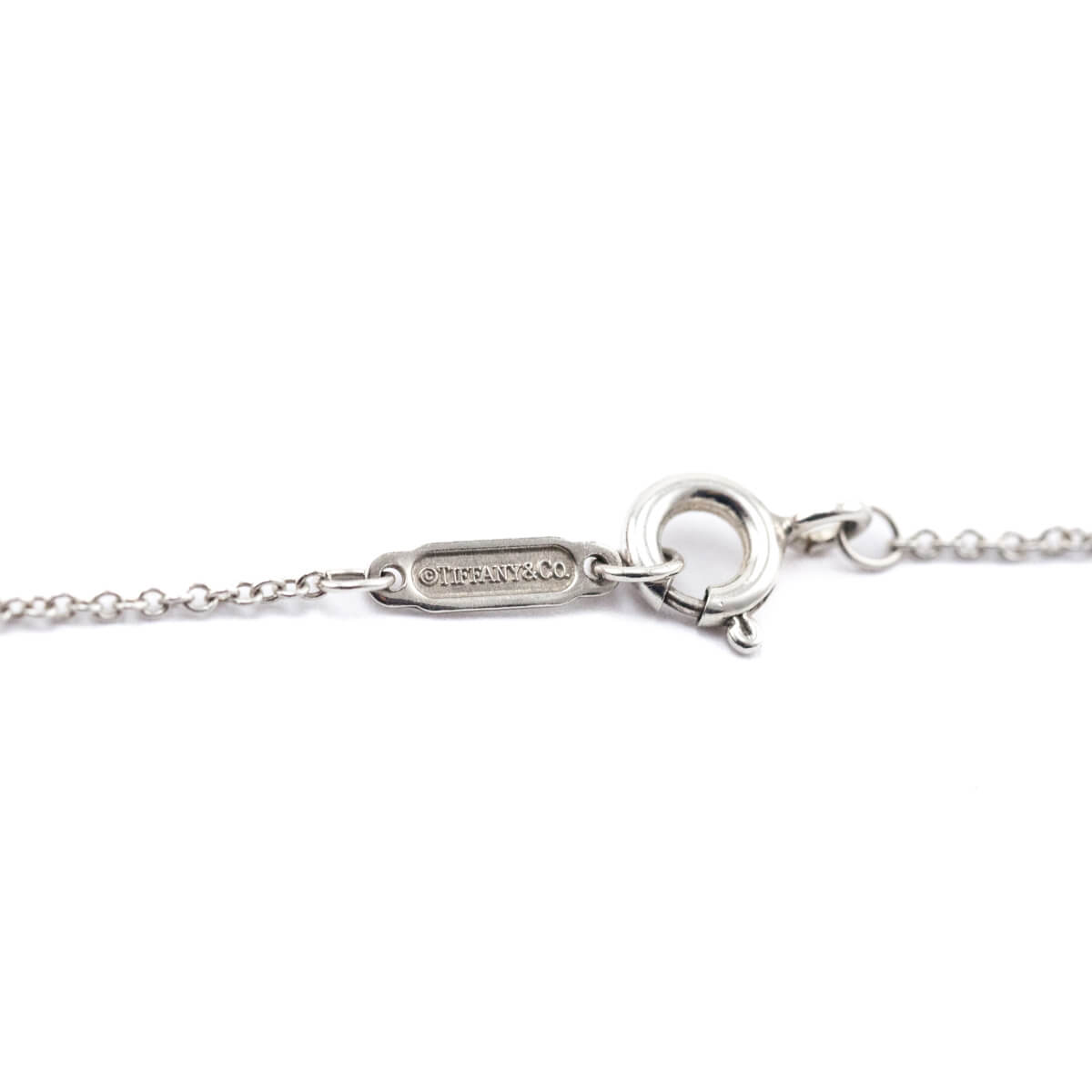 Tiffany & Co. Sterling Silver Twist Knot Pendant Necklace