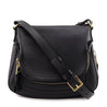 Tom Ford Black Grained Calfskin Medium Jennifer Crossbody Bag - Love that Bag etc - Preowned Authentic Designer Handbags & Preloved Fashions