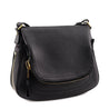 Tom Ford Black Grained Calfskin Medium Jennifer Crossbody Bag - Love that Bag etc - Preowned Authentic Designer Handbags & Preloved Fashions