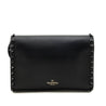 Valentino Black Monochrome Rockstud Medium Flip Lock Crossbody Bag - Love that Bag etc - Preowned Authentic Designer Handbags & Preloved Fashions