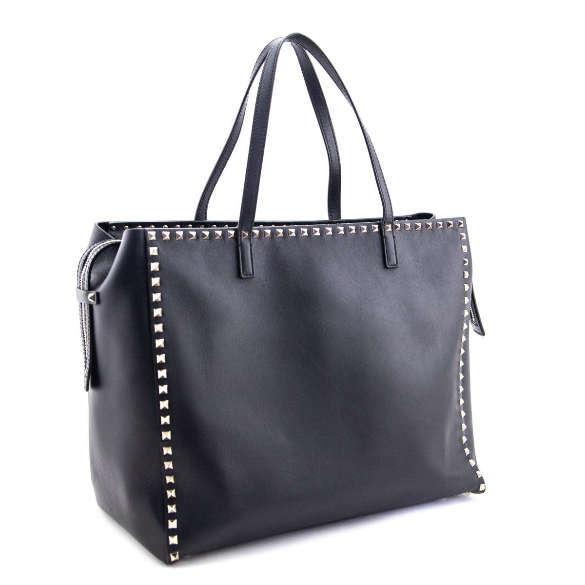 Valentino Black Rockstud Untitled Tote