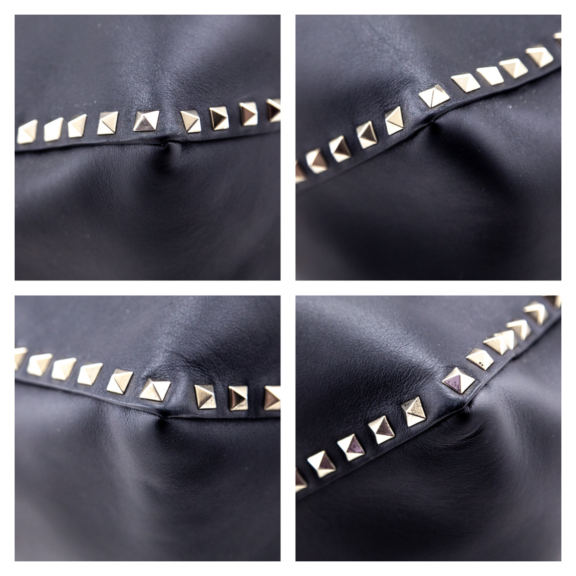 Valentino Black Rockstud Untitled Tote