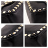 Valentino Black Vitello Mini Rockstud Flap Saddle Crossbody - Love that Bag etc - Preowned Authentic Designer Handbags & Preloved Fashions