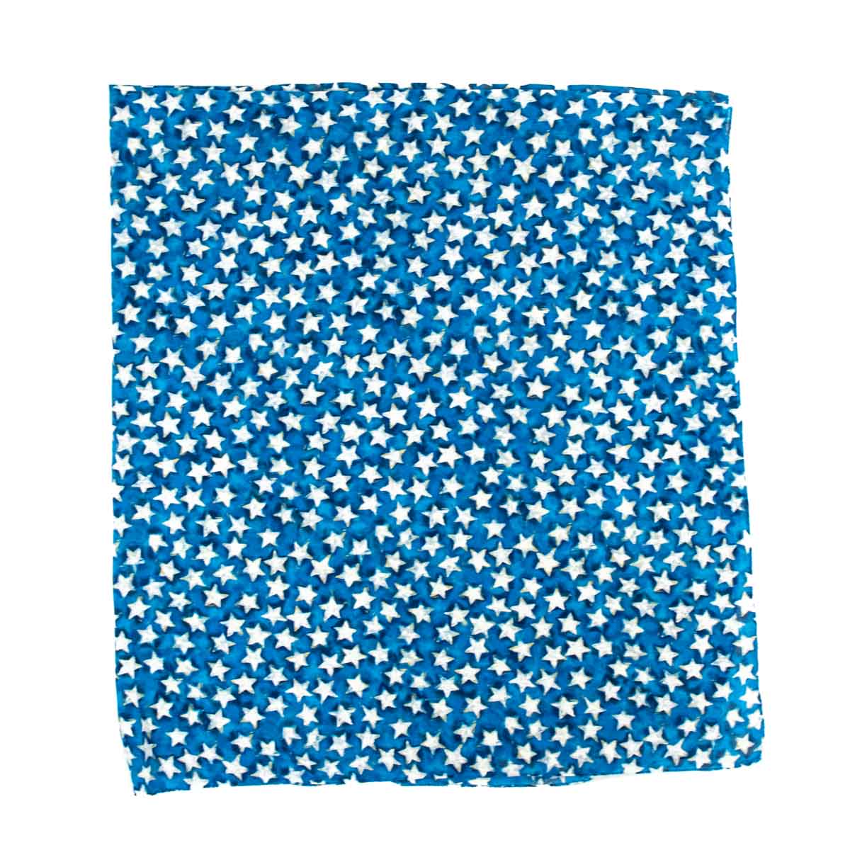 Valentino Blue Silk & Modal Star Printed Scarf - Love that Bag etc - Preowned Authentic Designer Handbags & Preloved Fashions