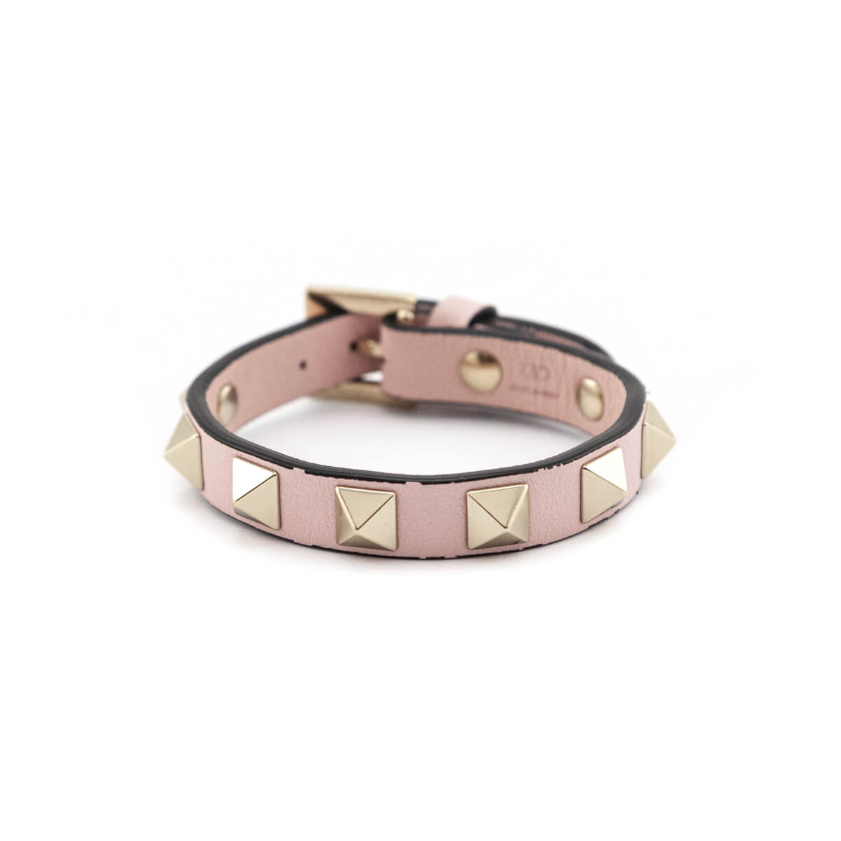 Valentino Pale Pink Leather Rockstud Bracelet - Love that Bag etc - Preowned Authentic Designer Handbags & Preloved Fashions