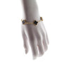 Van Cleef & Arpels 18K Gold & Onyx Vintage Alhambra 5 Motifs Bracelet - Love that Bag etc - Preowned Authentic Designer Handbags & Preloved Fashions