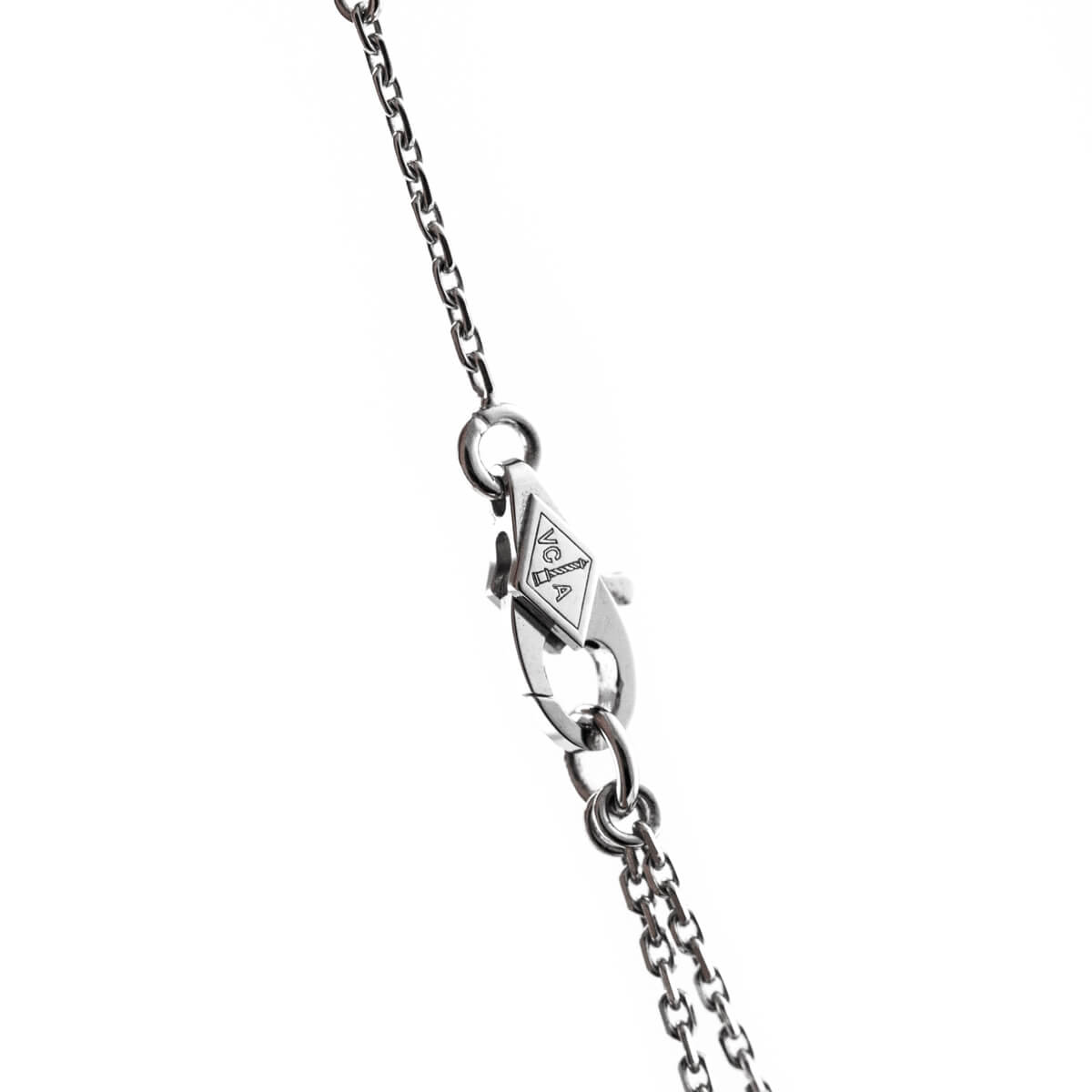Van Cleef & Arpels 18K White Gold Turquoise Sweet Alhambra Butterfly Pendant Necklace - Love that Bag etc - Preowned Authentic Designer Handbags & Preloved Fashions