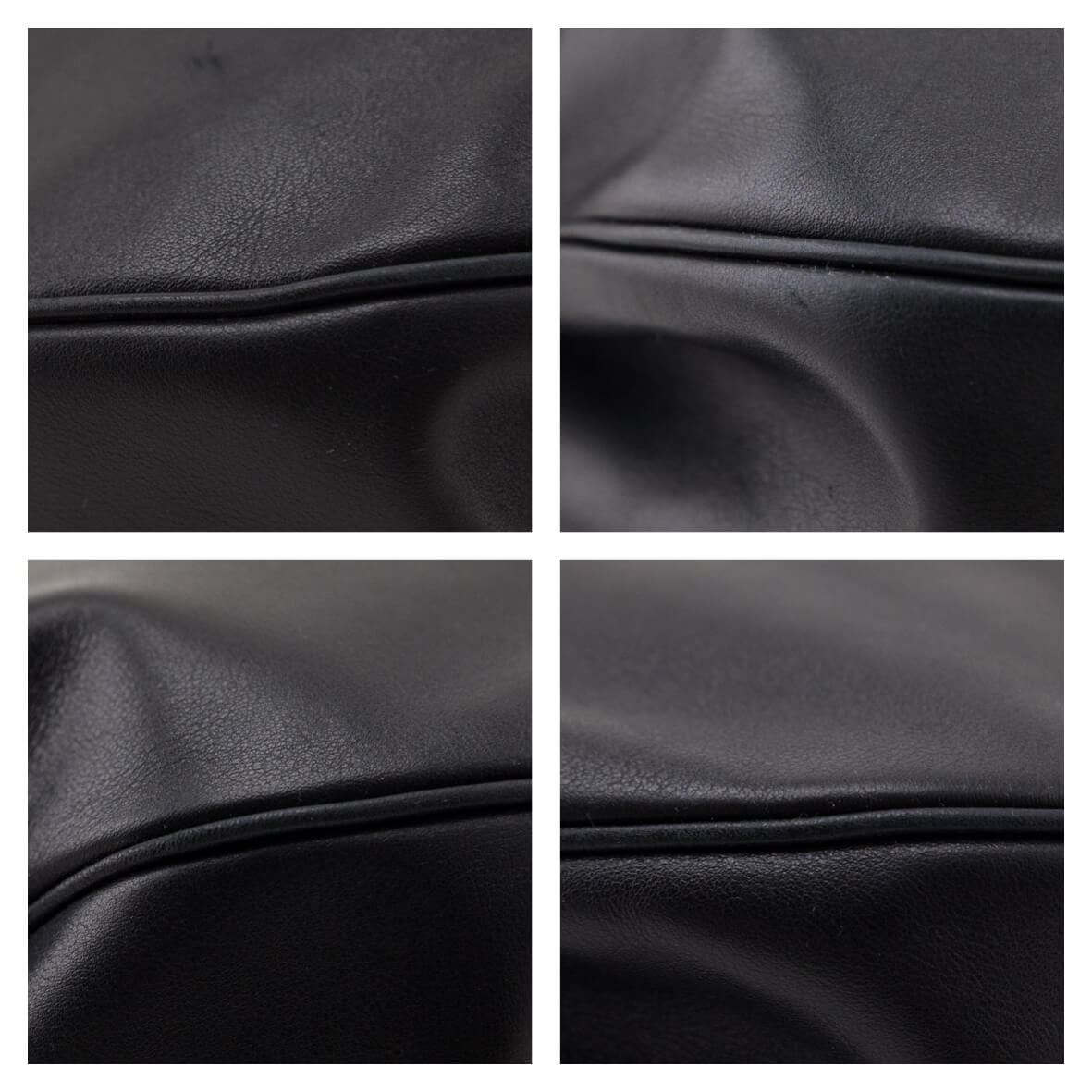 Versace Black Calfskin Repeat Zip Hobo Bag - Love that Bag etc - Preowned Authentic Designer Handbags & Preloved Fashions