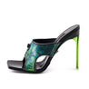 Versace Green Medusa PVC Slide Sandals Size US 8.5 | EU 38.5 - Love that Bag etc - Preowned Authentic Designer Handbags & Preloved Fashions
