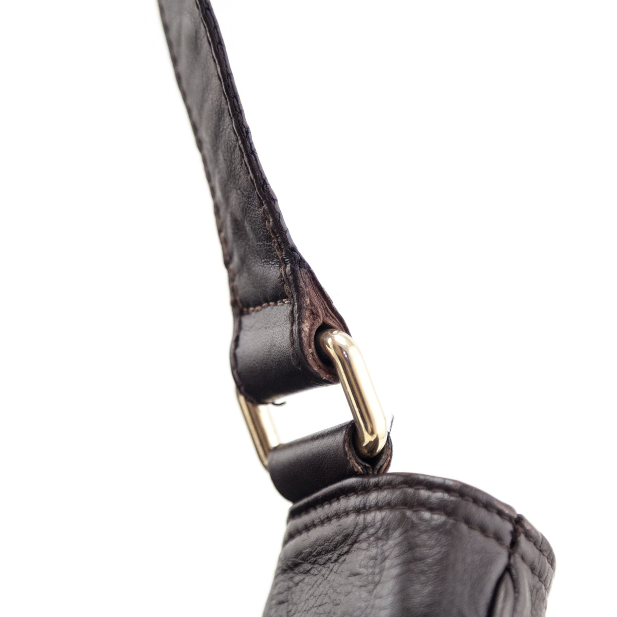 Gucci Brown Guccissima Messenger Bag