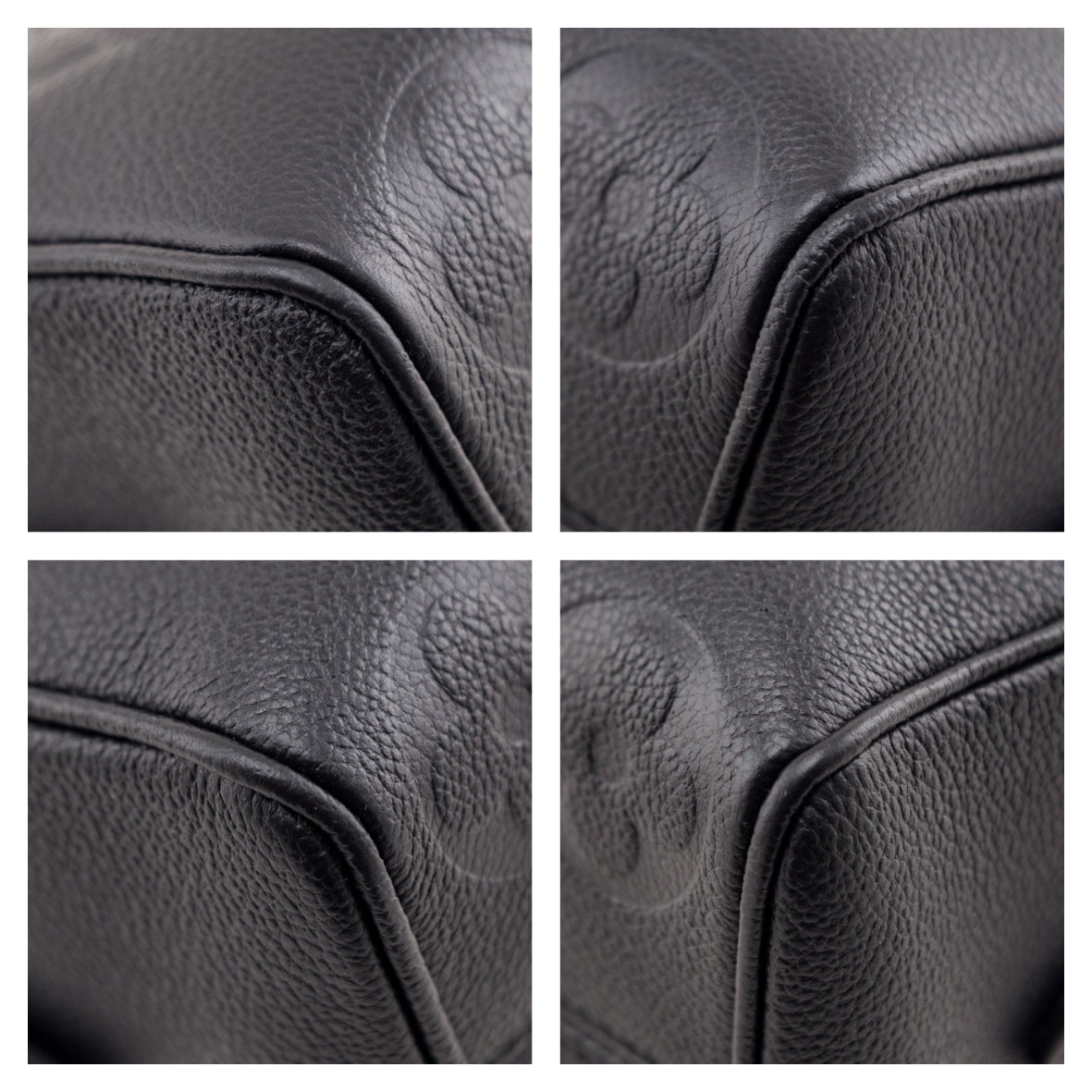 Louis Vuitton Black Empreinte Monogram Giant Speedy Bandouliere 20