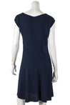 Prada Navy Sleeveless V-Neck Crepe Dress Size S | IT 42 - Love that Bag etc - Preowned Authentic Designer Handbags & Preloved Fashions
