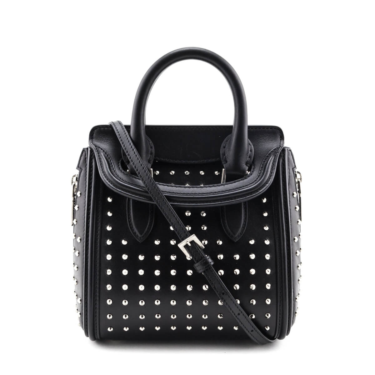 Black Alexander McQueen Studded Legend Satchel