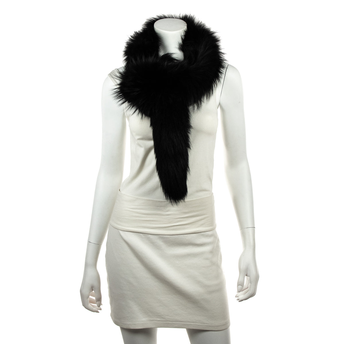Alexander McQueen Black Fox Fur Scarf - Love that Bag etc - Preowned Authentic Designer Handbags & Preloved Fashions