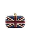Alexander McQueen Calfskin Britannia Skull Box Clutch - Love that Bag etc - Preowned Authentic Designer Handbags & Preloved Fashions