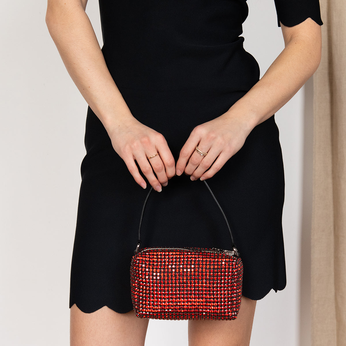 Alexander Wang Crystal Embellished Thank You Mini Bag - Black Handle Bags,  Handbags - ALX123702 | The RealReal