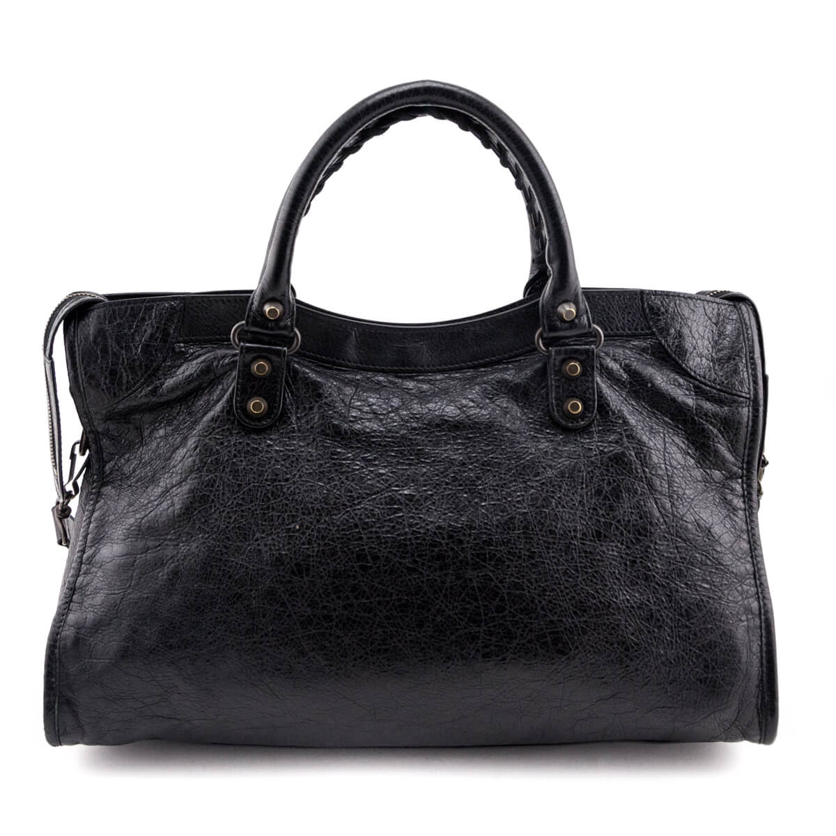 Balenciaga - Authenticated First Handbag - Leather Black Plain for Women, Good Condition