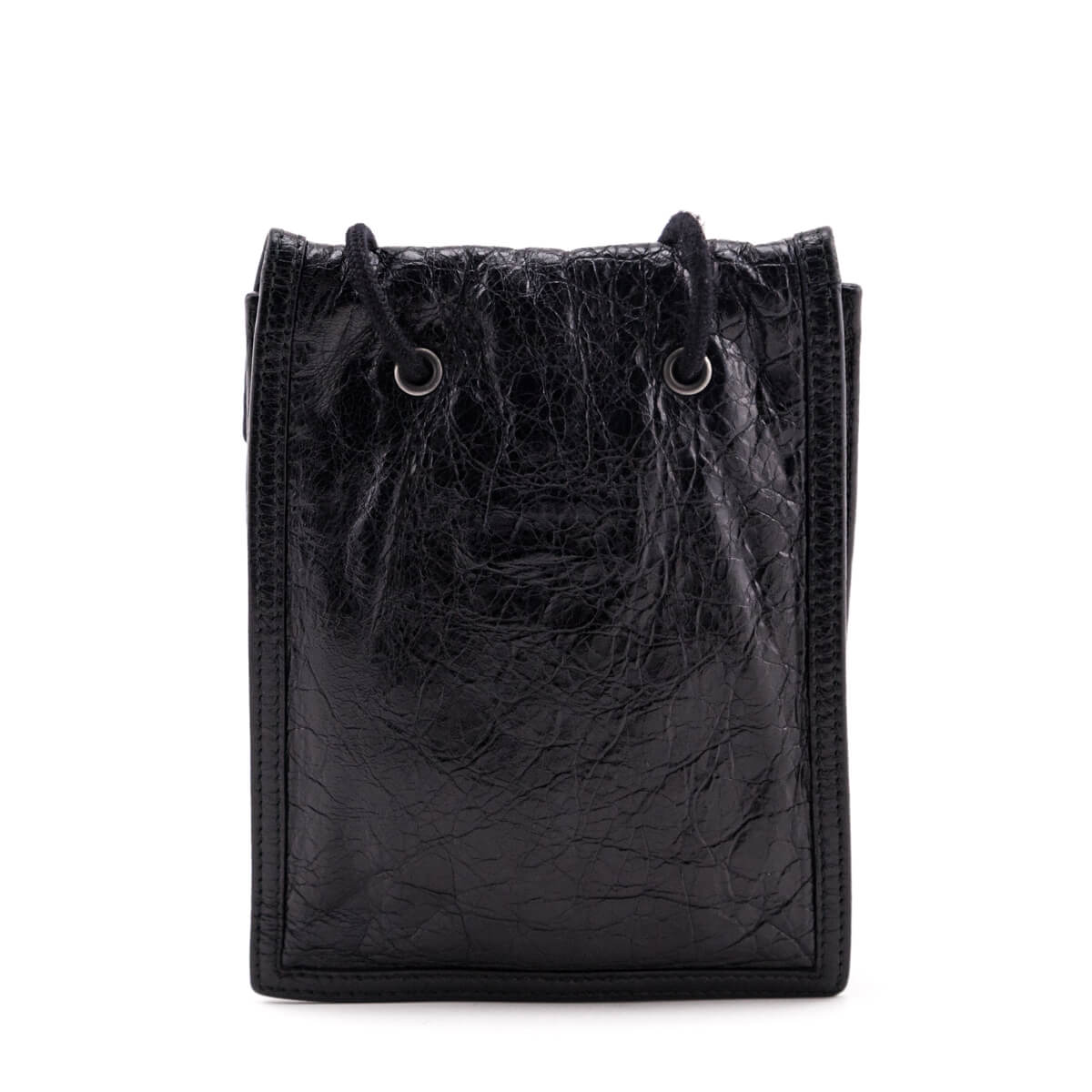 Balenciaga Black Agneau Explorer Crossbody Pouch - Love that Bag etc - Preowned Authentic Designer Handbags & Preloved Fashions
