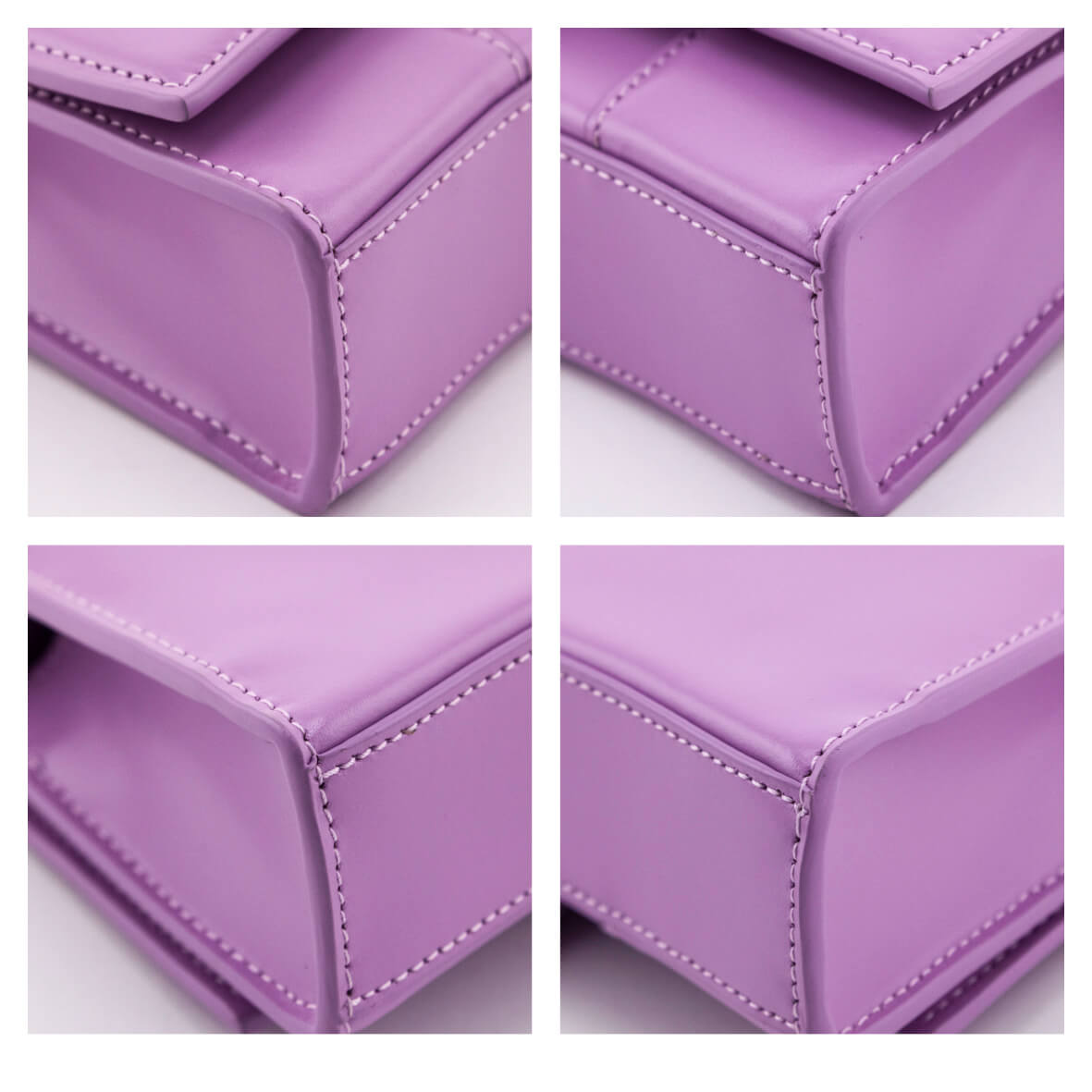 Balenciaga Lilac Calfskin Hourglass Wallet On Chain - Love that Bag etc - Preowned Authentic Designer Handbags & Preloved Fashions