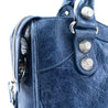 Balenciaga Ocean Goatskin Giant 21 Silver City Bag - Love that Bag etc - Preowned Authentic Designer Handbags & Preloved Fashions