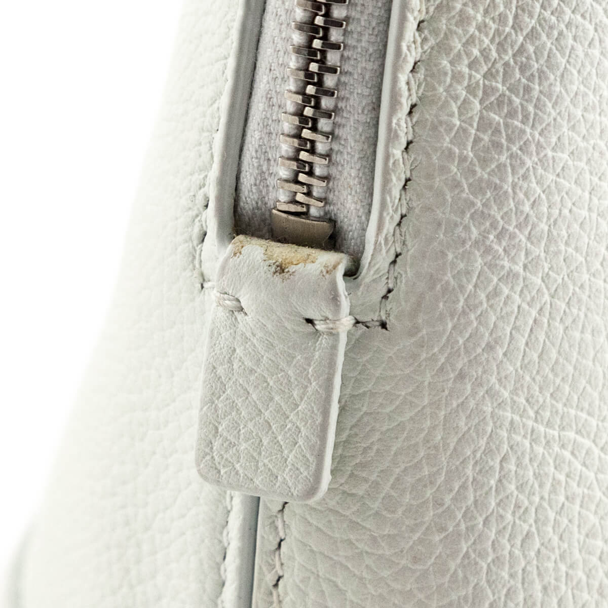Balenciaga White Leather Ville XXS Dome Top Handle Handbag TEST – On Que  Style