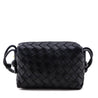 Bottega Veneta Black Nappa Calfskin Intrecciato Mini Loop Camera Bag - Love that Bag etc - Preowned Authentic Designer Handbags & Preloved Fashions