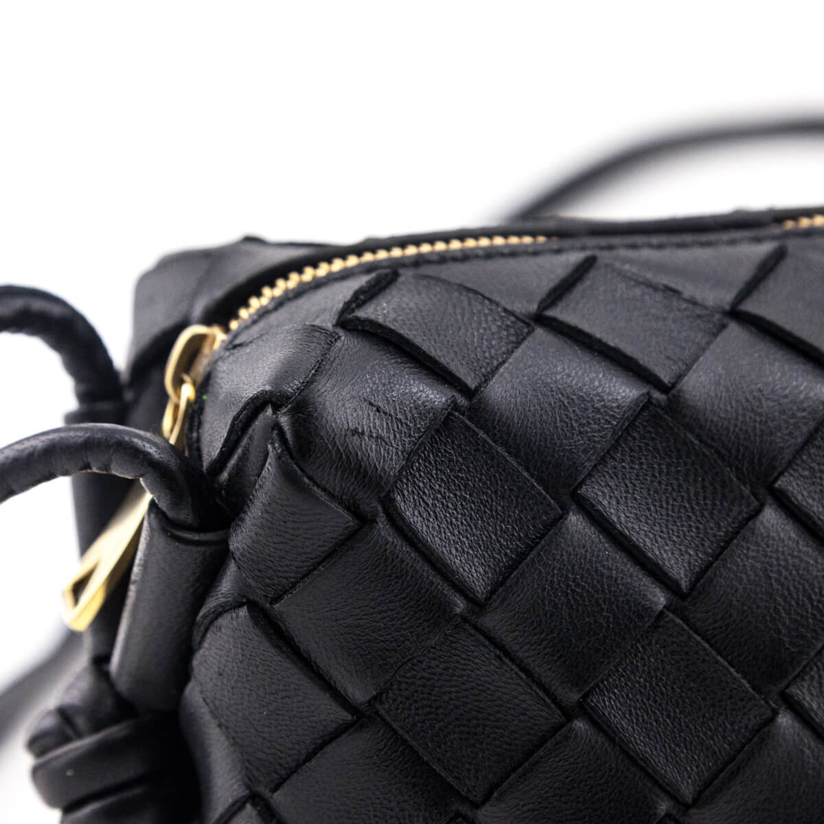 Bottega Veneta - Authenticated Loop Handbag - Leather Black Plain for Women, Never Worn