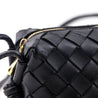 Bottega Veneta Black Nappa Calfskin Intrecciato Mini Loop Camera Bag - Love that Bag etc - Preowned Authentic Designer Handbags & Preloved Fashions